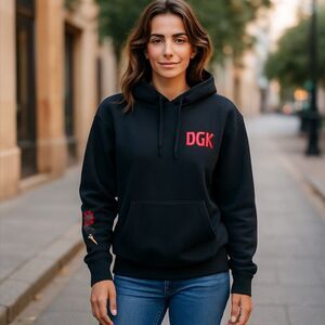 DGK Ruthless Hoodie with Hockey Mask Design MEDIUM